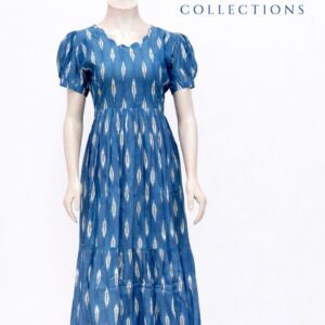 indigo ikat breeze frock