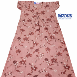 rose bloom cotton nighty