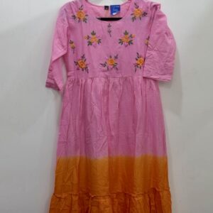 pure cottonfrock with lining