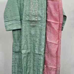 roman silk kurti sets