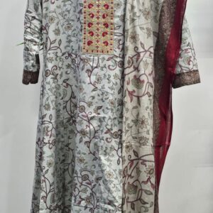 pure cotton dailywear kurti set with duppata