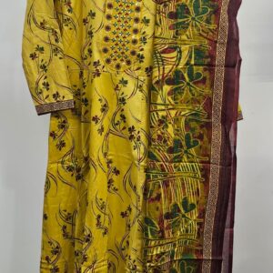 pure cotton dailywear kurti set with duppata