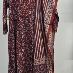 pure cotton dailywear kurti set with duppata