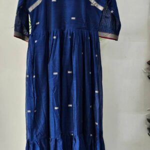 cream georgette frock